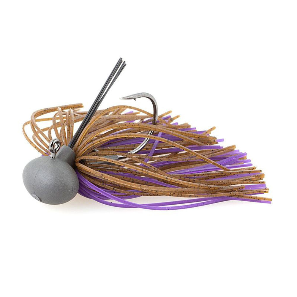 Keitech Tungsten Rubber Jig Model II 14 g 12 oz Brown Purple