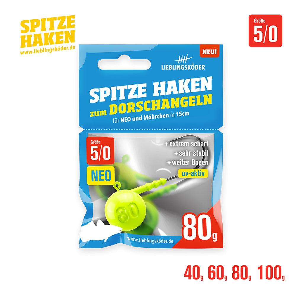 Lieblingskoeder Spitze Haken 50 NEO Dorschangeln 60 g