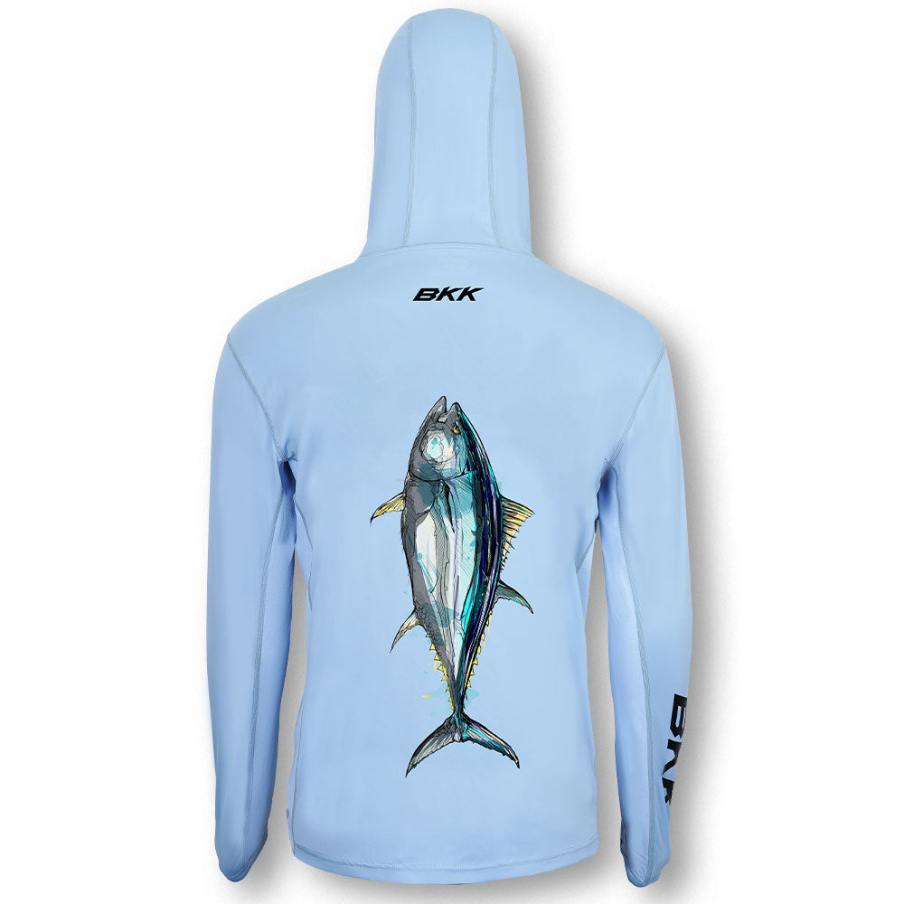 BKK-Long-Sleeve-Performance-Shirt-Tuna-Light-Blue-Rueckseite S / M / L / XL / XXL / XXXL / XXXXL