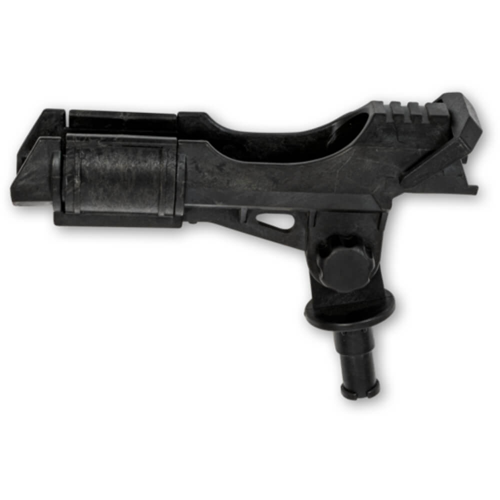 Black Cat Battle Boat Belly Boot Detailansicht Rutenhalter