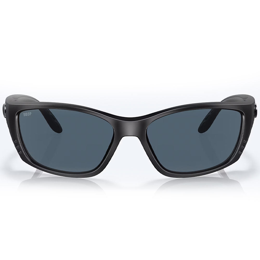 Costa-Del-Mar-Fisch-580G-Polarisationsbrille-Blackout-Gray-Frontansicht