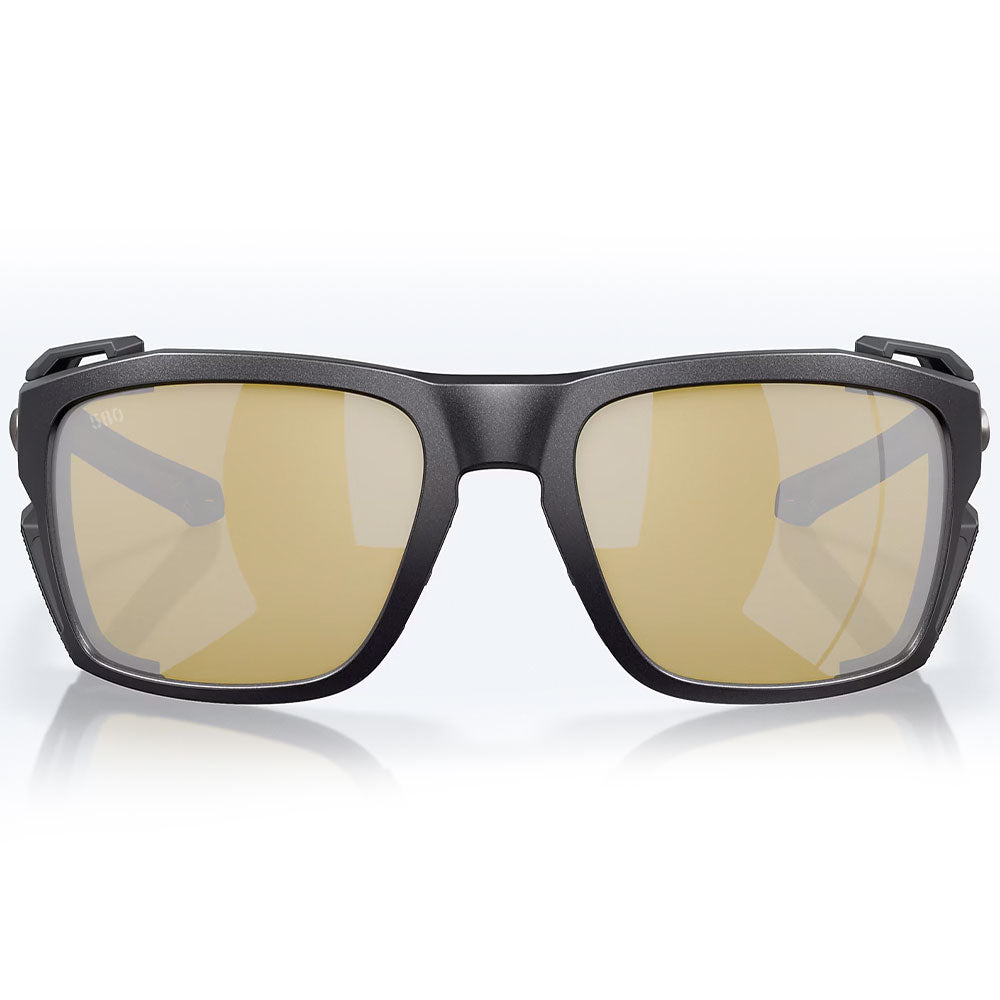 Costa-Del-Mar-King-Tide-8-580G-Polarisationsbrille-Black-Pearl-Sunrise-Silver-Mirror-Frontansicht