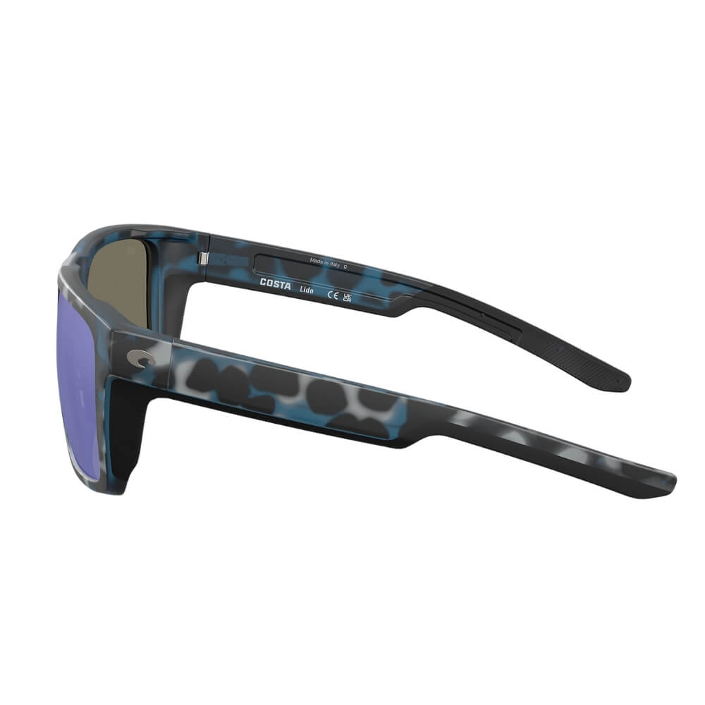 Costa Del Mar Lido (06S9104) 580G / Polarisationsbrille Deep Water Camo / Blue Mirror Seite