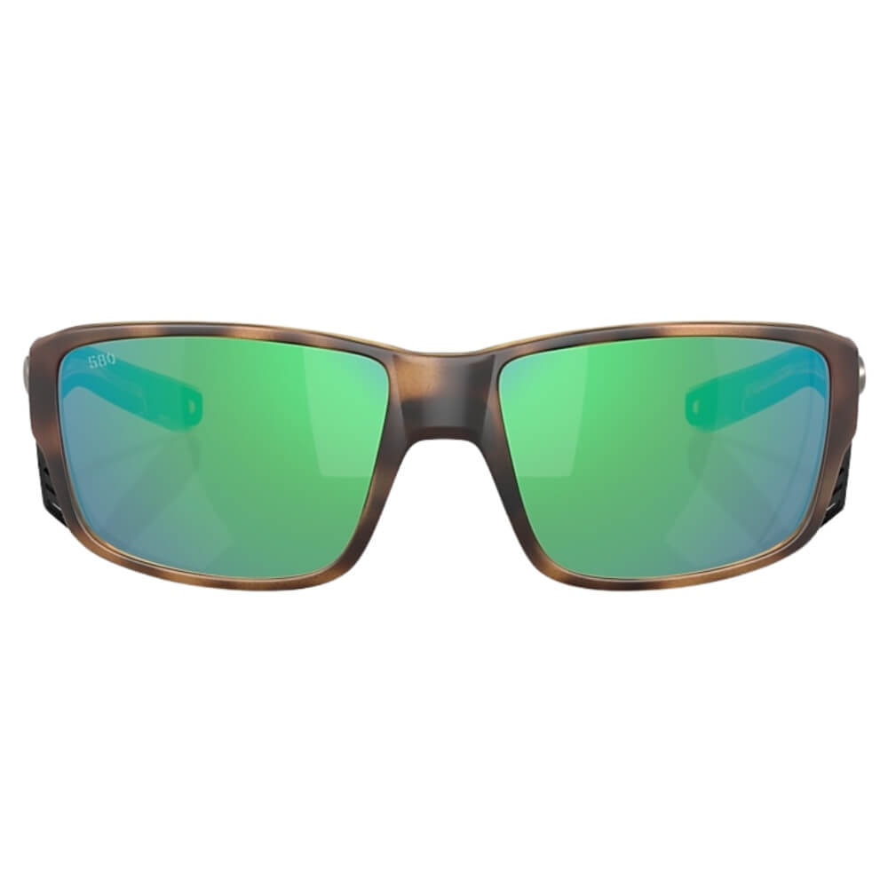 Costa Del Mar Tuna Alley Pro (06S9105) 580G / Polarisationsbrille Matte Tortoise / Green Mirror Front