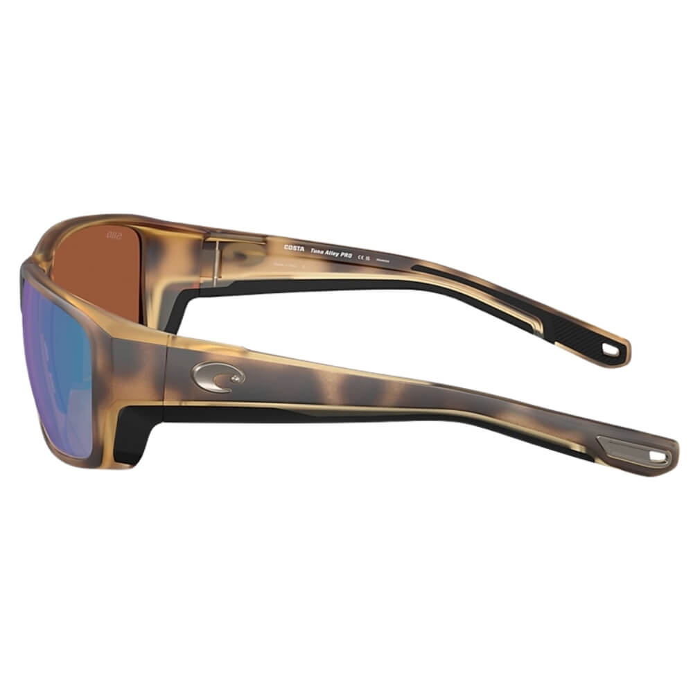 Costa Del Mar Tuna Alley Pro (06S9105) 580G / Polarisationsbrille Matte Tortoise / Green Mirror Seite