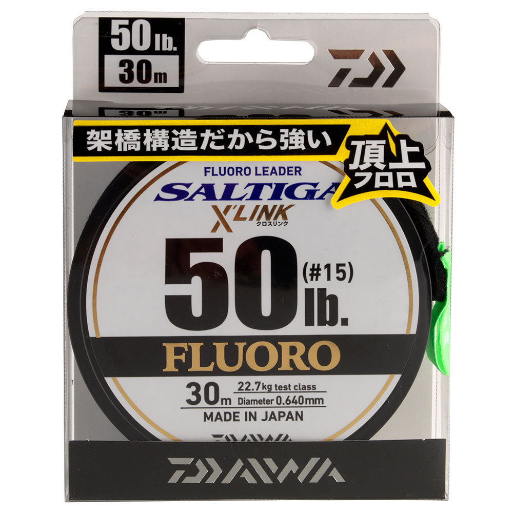 Daiwa Saltiga Fluorocarbon Leader XLink 0,285 mm 12 lb 5,4 kg