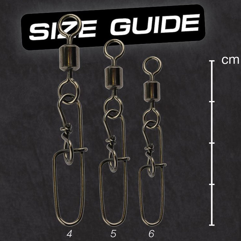 Darts AB Secure Snap mit Toennchenwirbel 6 40 kg