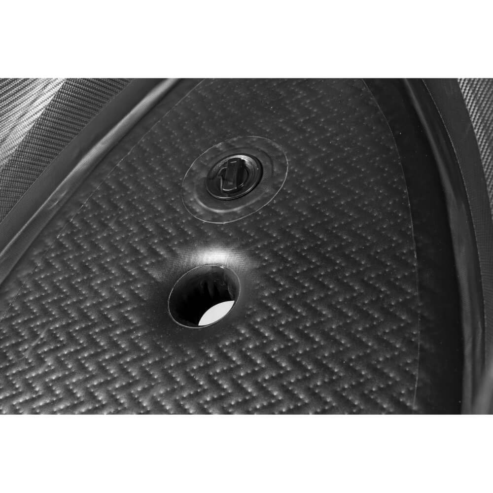 Float Plus E-Drifter S Bellyboot Detailansicht Kabelkanal