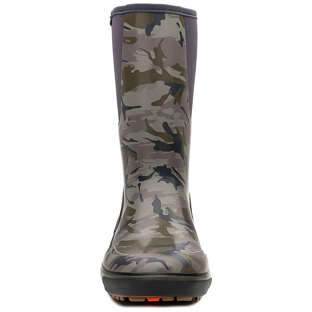 GRUNDNS 12 Deck Boot Refraction Camo Stone Front