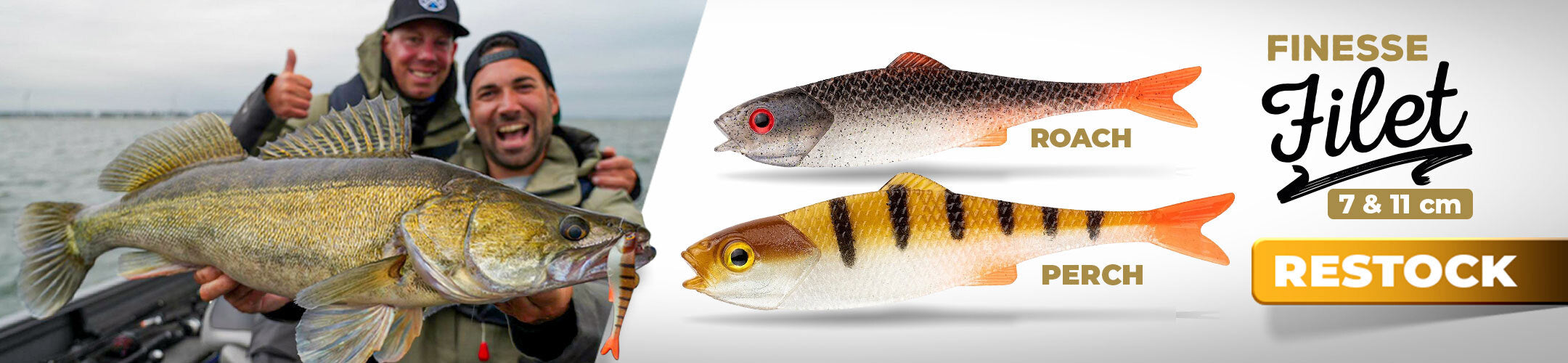 Wieder auf Lager: der Erfolgsköder aus dem YPC - der Finesse Filet.