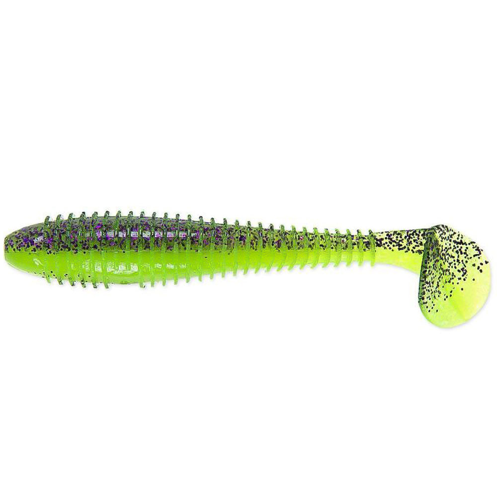 Keitech FAT Swing Impact 3,3 8,2 cm Purple Chartreuse BA Edition