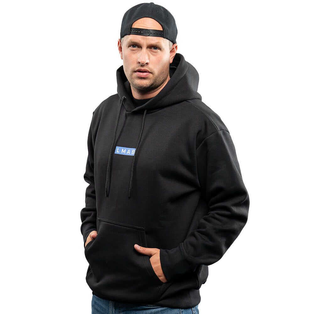 LMAB Crossword Hoodie Black Vorderseite