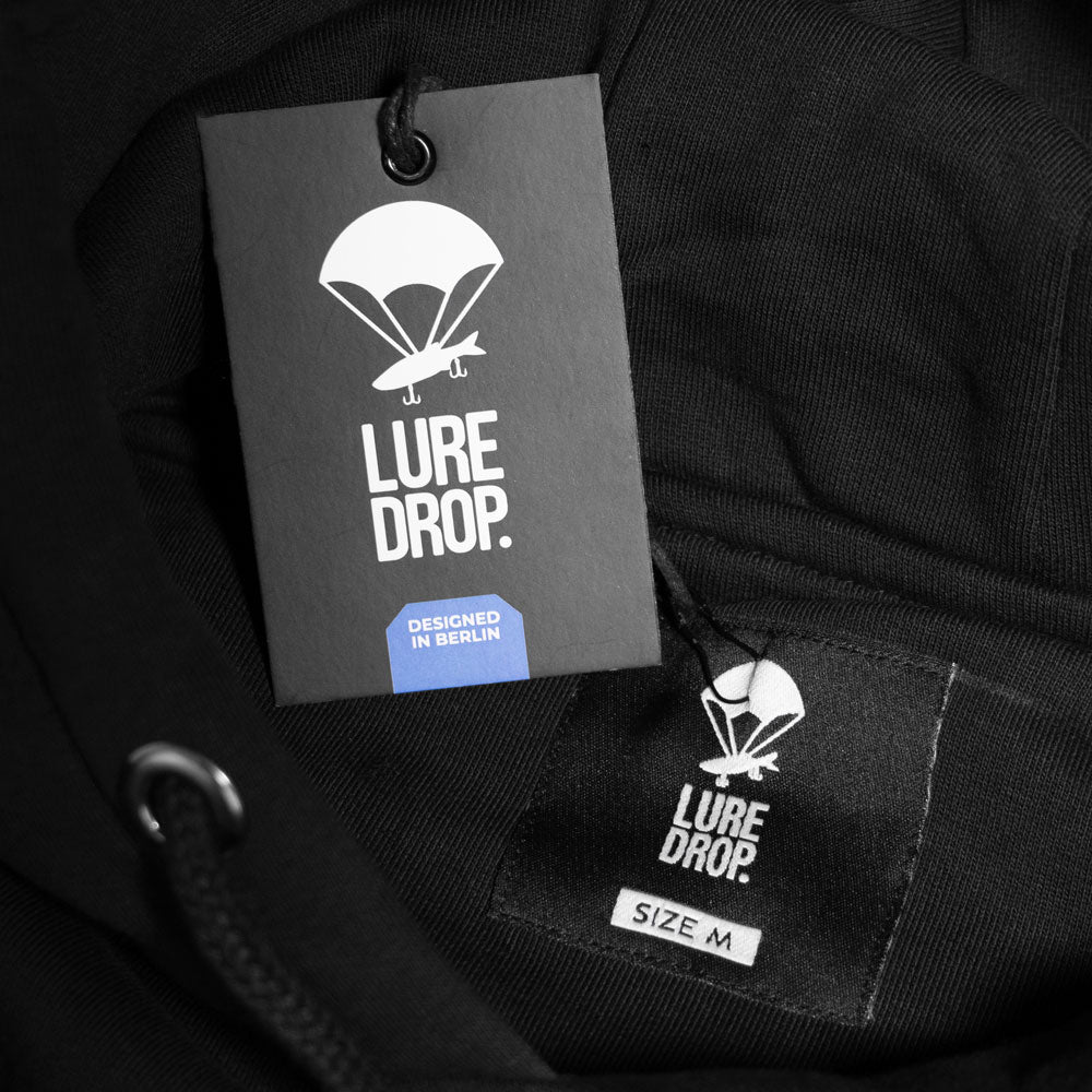 Hecht Barsch LURE DROP Hoodie Logo All Black S