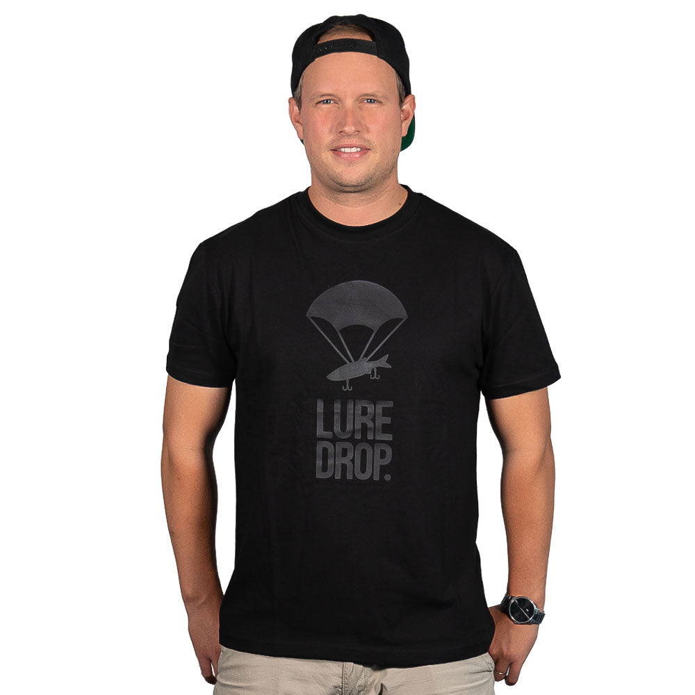 Hecht Barsch LURE DROP T Shirt Logo All Black L