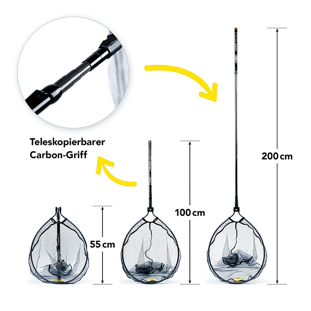 Lieblingskoeder Ultraboost Kescher Barsch Kescher 50x40 cm Details