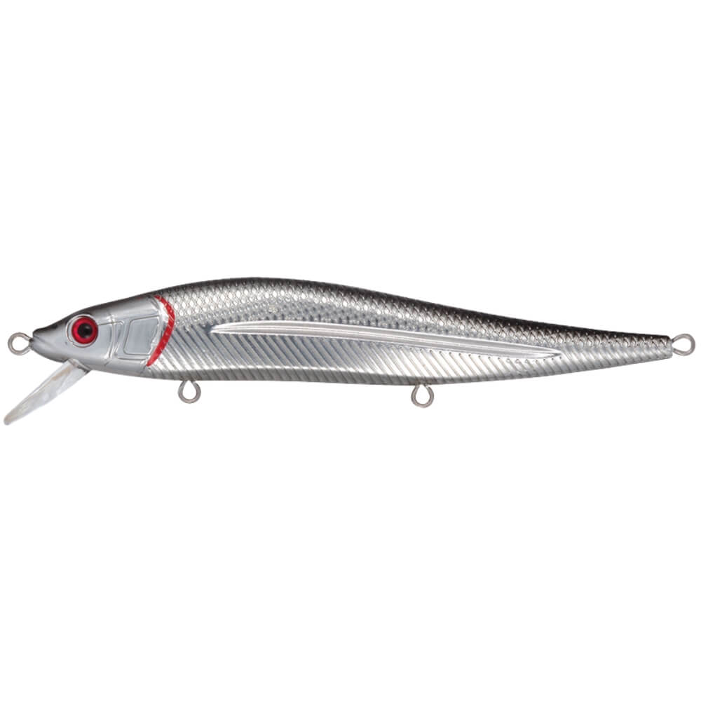 Livingston Lures Jerk Master 121 Black Back Chrome Shad