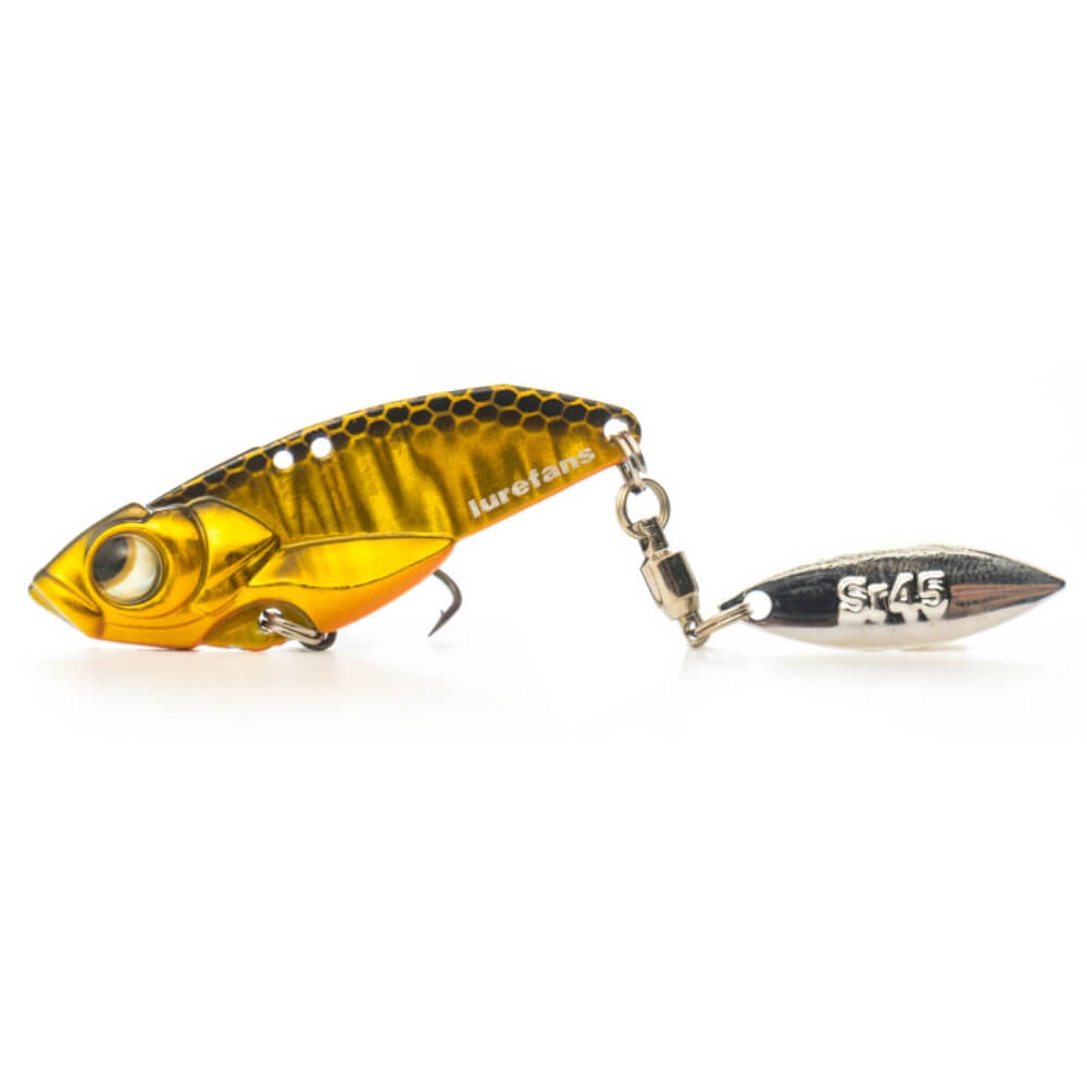 Lurefans Super Rattlesnake SR45 Crystal Gold Mirror