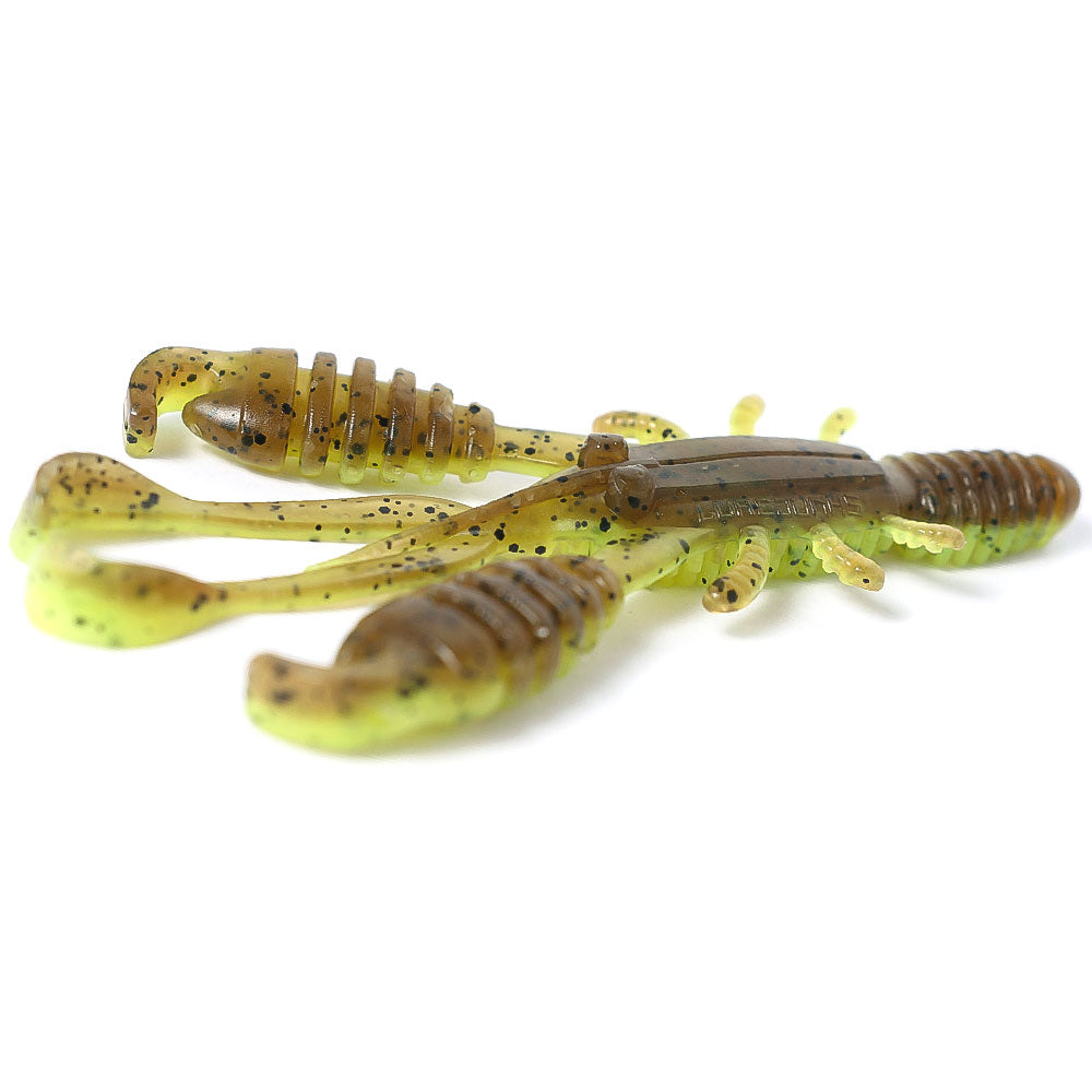Lurejunks D Craw 3,5 8,9 cm Green Pumpkin Chartreuse