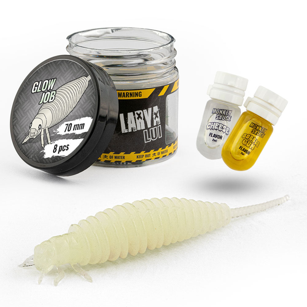 Monkey Lures Larva Lui 70 mm Glow Job