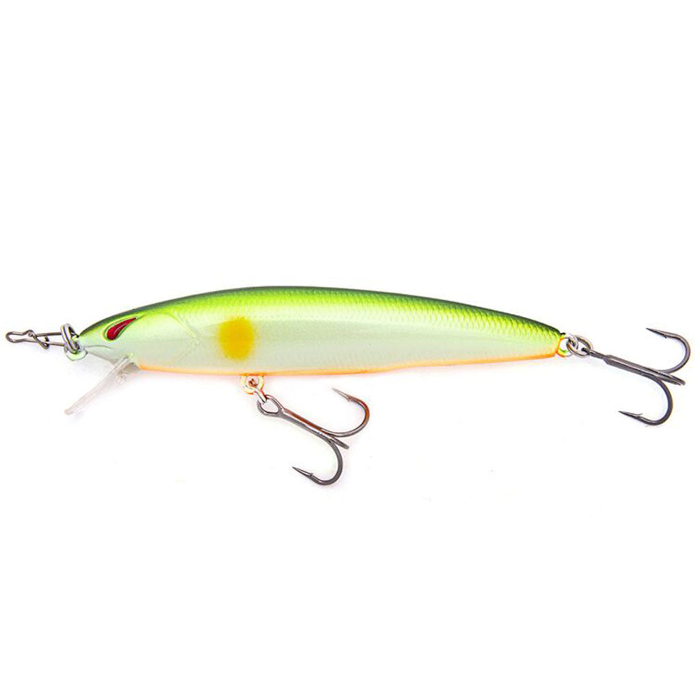Nories Laydown Minnow Just Wakasagi Lime Ayu Orange Belly