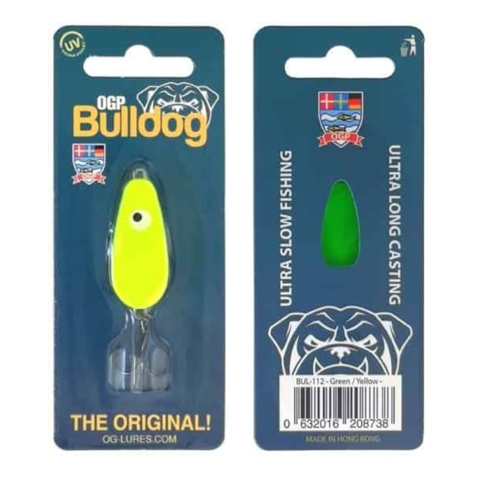 OG Lures Bulldog Green/Yellow