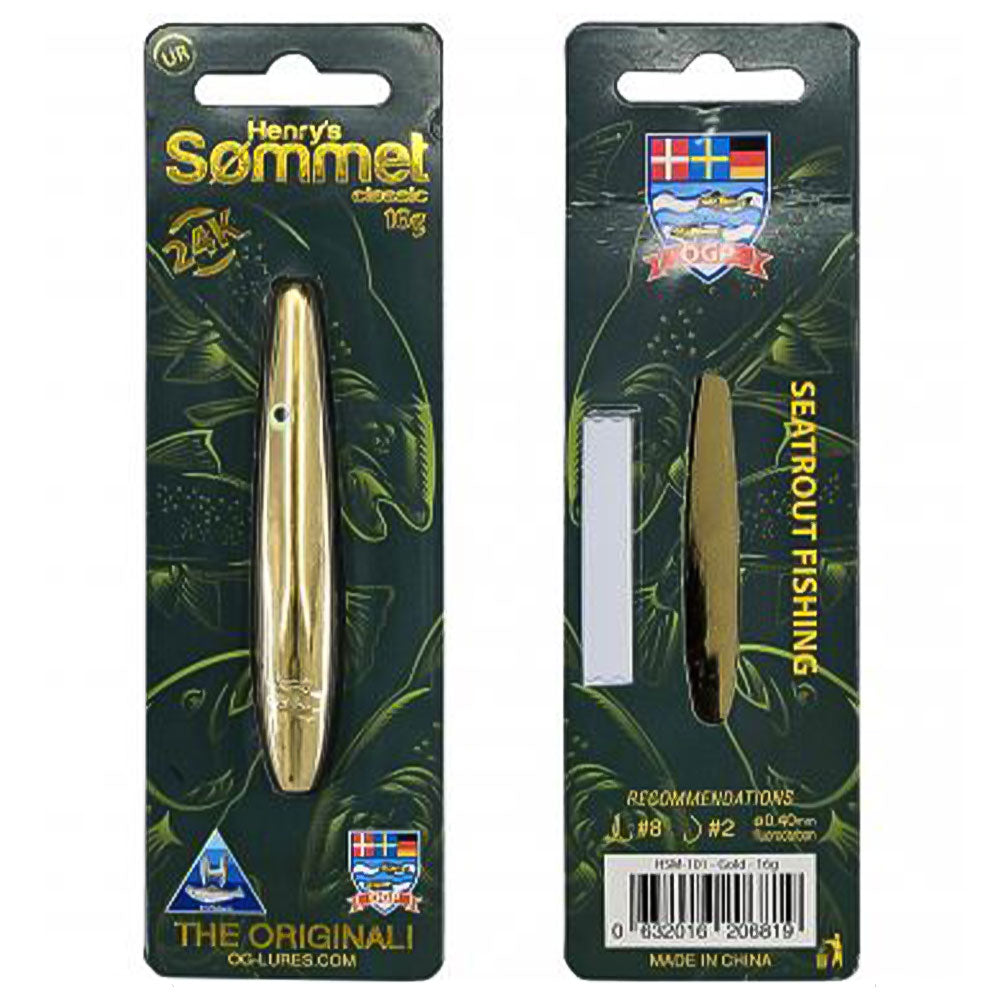 OGLures Henrys Smmet 16,0 g 7,7 cm Real 24K Gold