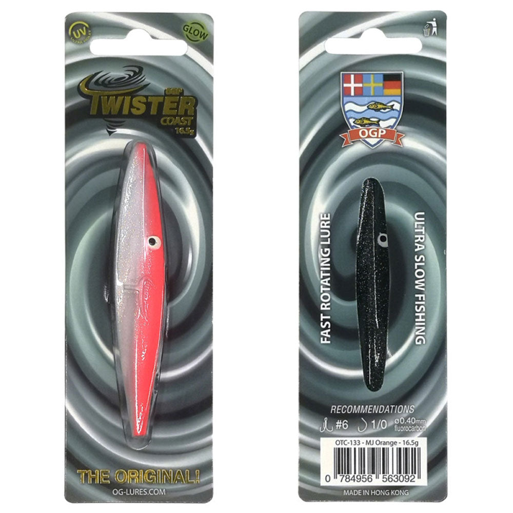 OGLures OGP Twister Coast 16,5 g 9,0 cm MJ Orange