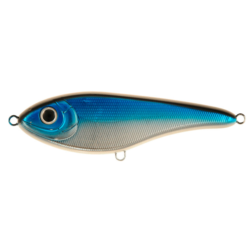 Strike Pro Tiny Buster 6,50 cm Sinking Blue Chrome