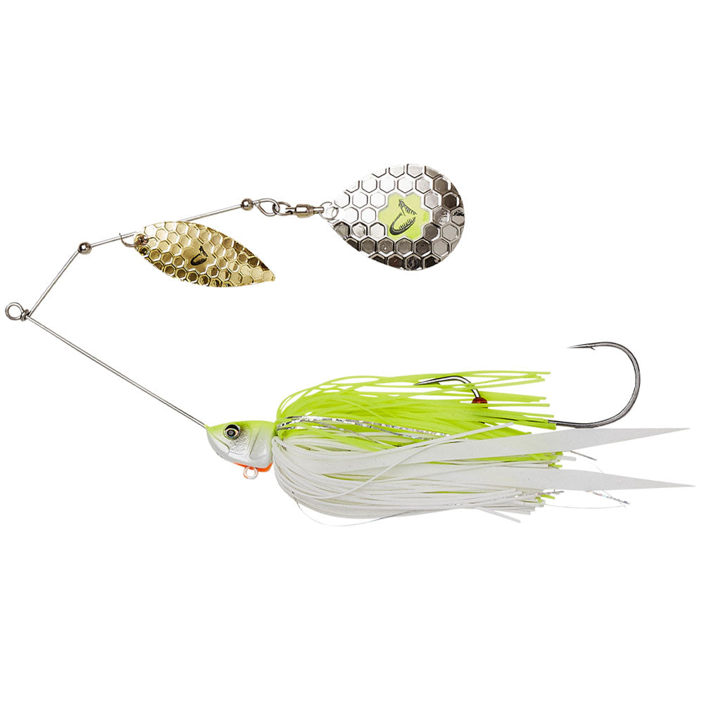 Savage Gear DaBush Spinnerbait 18 cm 42 g Yellow White Silver