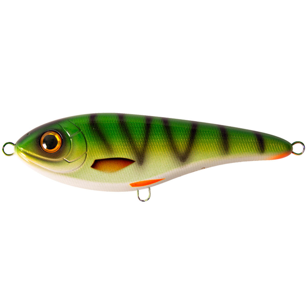 Strike Pro Buster Jerk 15 cm Shallow Yellow Perch