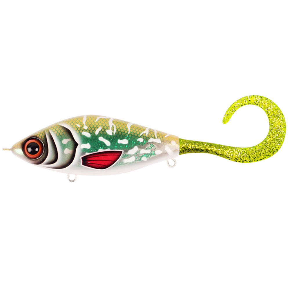 Strike Pro Guppie Junior 11 cm Glitter Pike Green Gold glitter