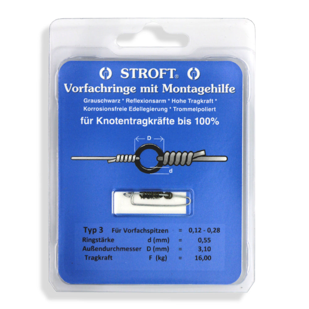 Stroft Vorfachringe mit Montagehilfe Typ 1 8kg