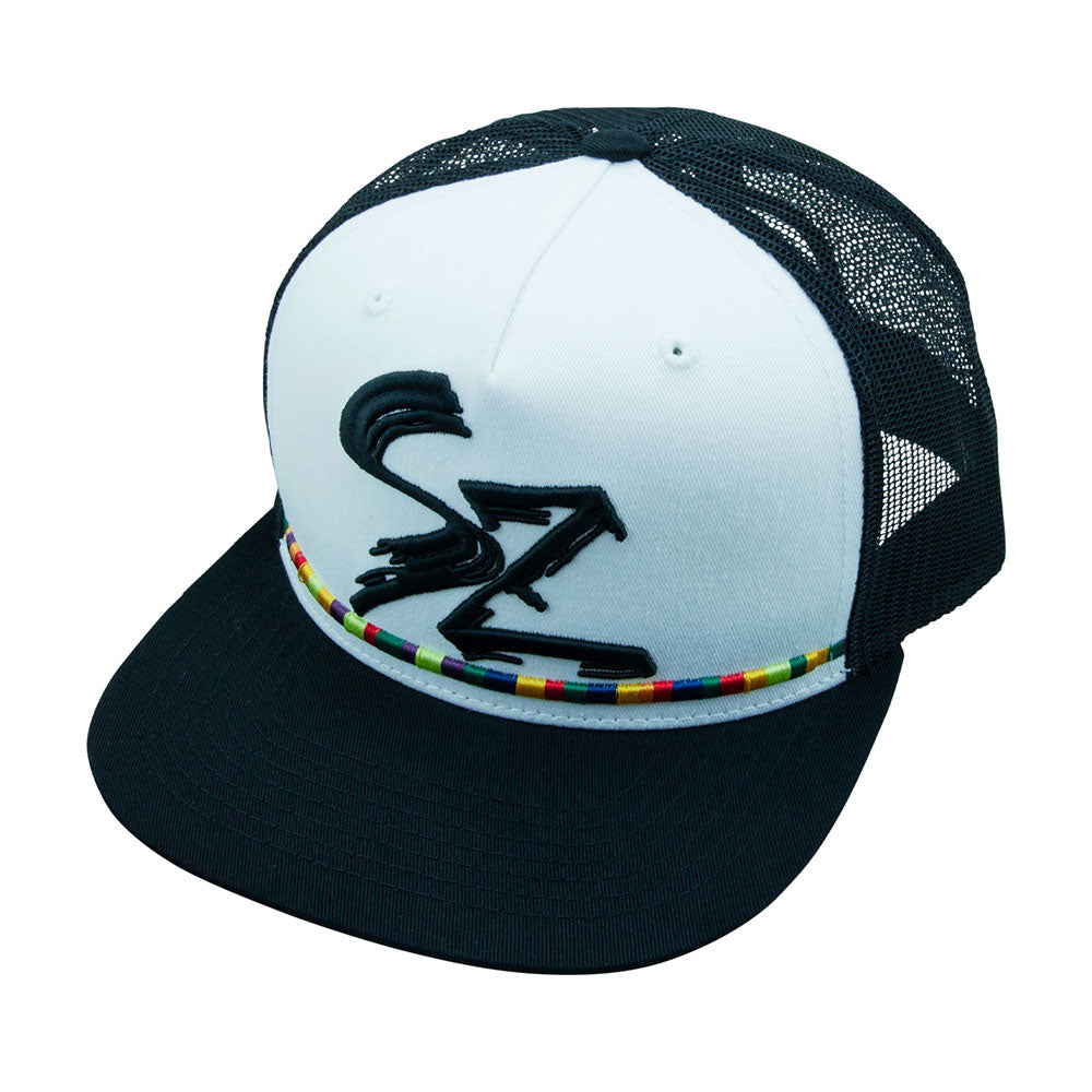 Analyzing image Svartzonker-Flat-Cap-SZ-Black-White