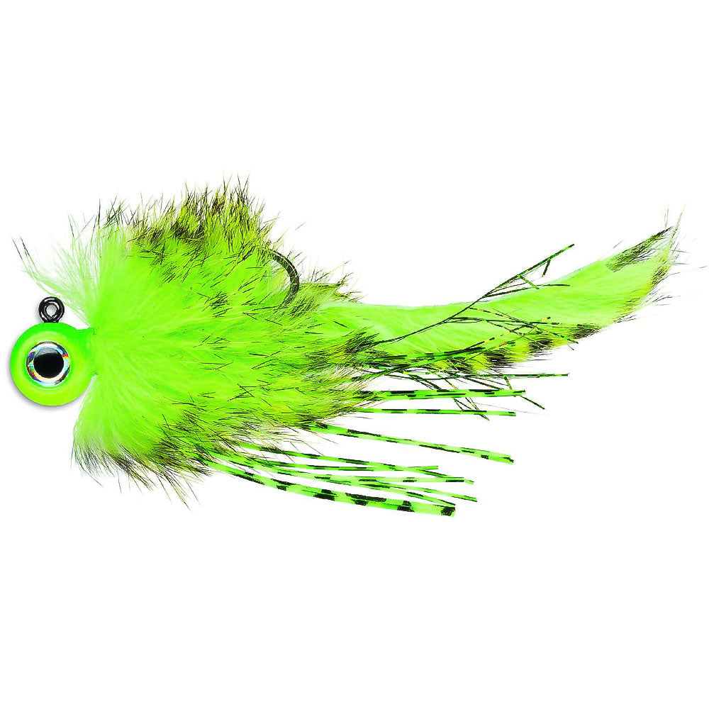 VMC Twitchin Jig Glow Green Machine UV