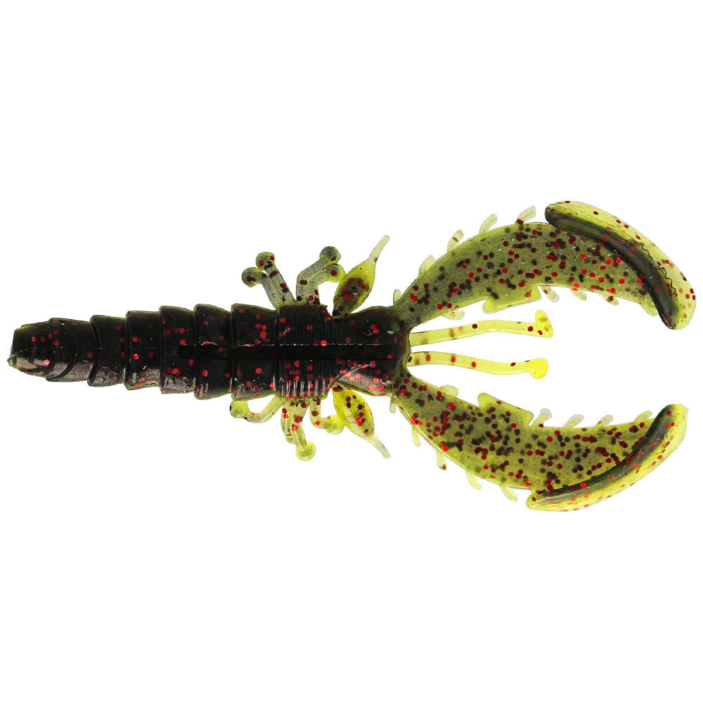 Westin CreCraw Slim Creaturebait 5,5 cm / 7,5 cm Black-Chartreuse