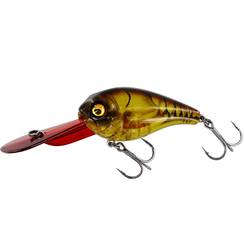 Westin MegaBite DR Crankbait 6 cm 19 g Clear Brown Craw