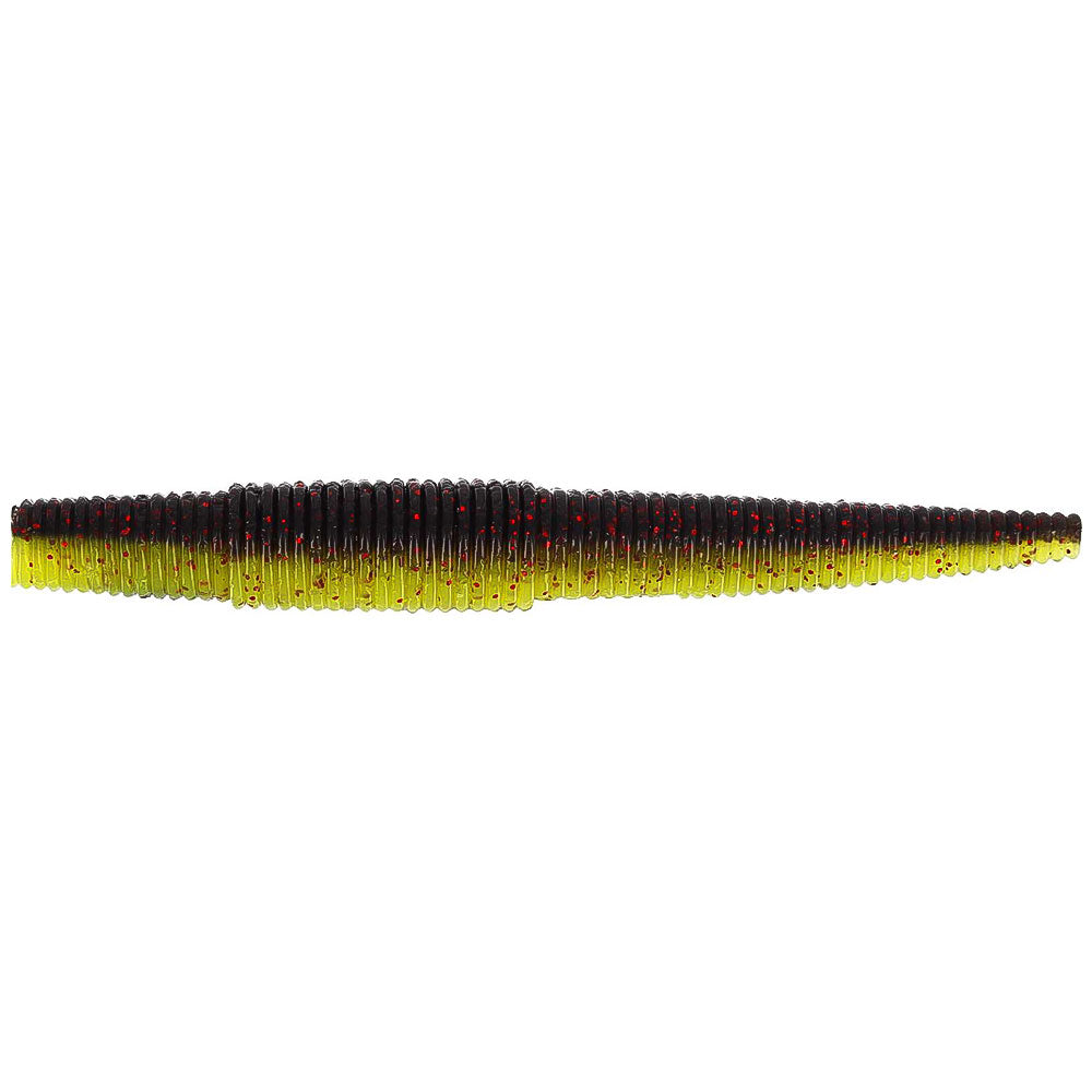 Westin Ned Worm 7 cm BlackChartreuse