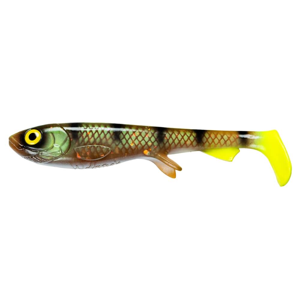 Wolfcreek Shad Motoroil Kiwi Perch