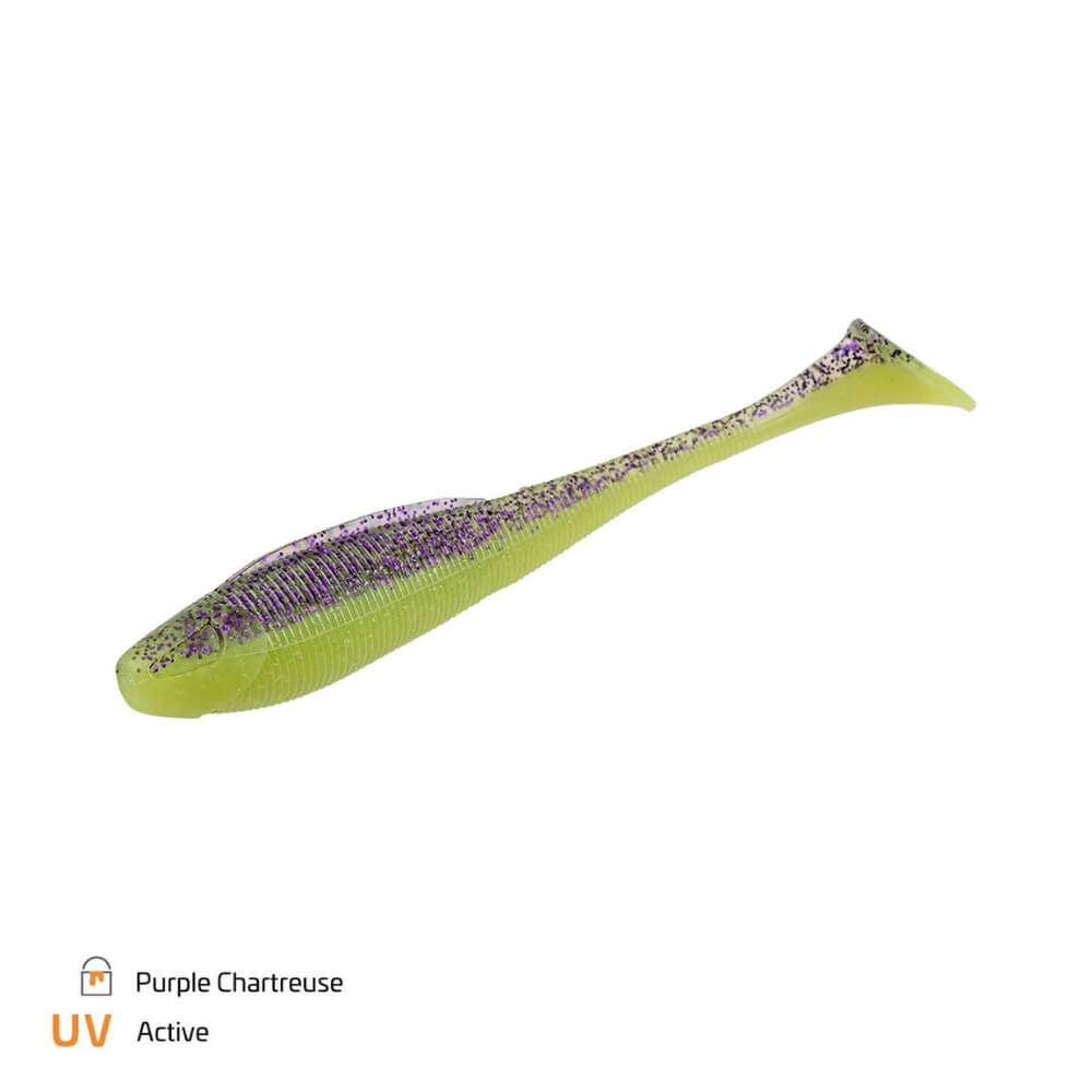 Zeck Barsch-Alarm Sexy Swimmer 6 cm / 8 cm / 10 cm / 12 cm / 14 cm/ Purple Chartreuse