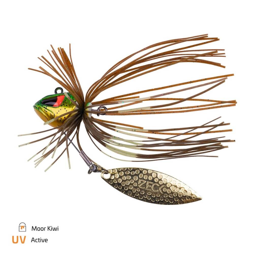 Zeck Barsch-Alarm Spinner-Rushka 5 g / 7,5 g / 10 g / 12,5 g / 15 g / Moor Kiwi