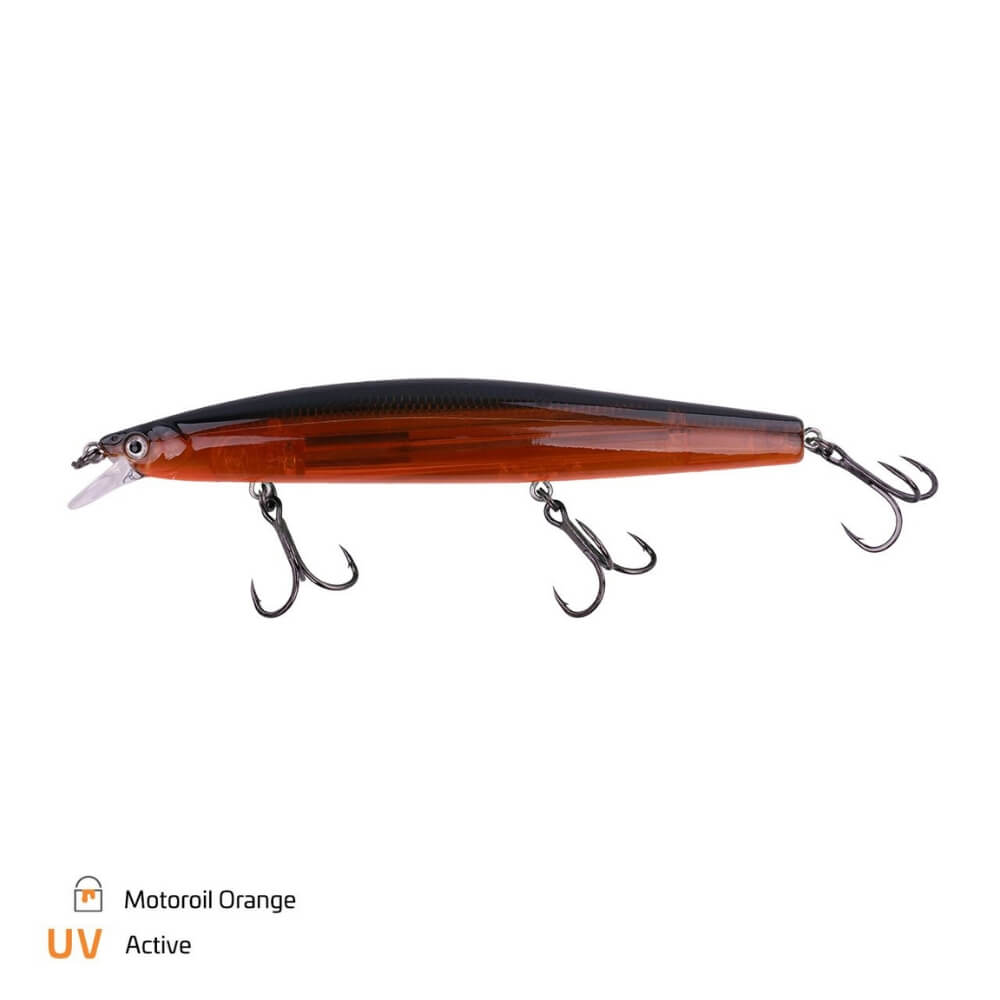 Hänels ZANDER Läufer 12,5 cm / 22 g Motoroil Orange