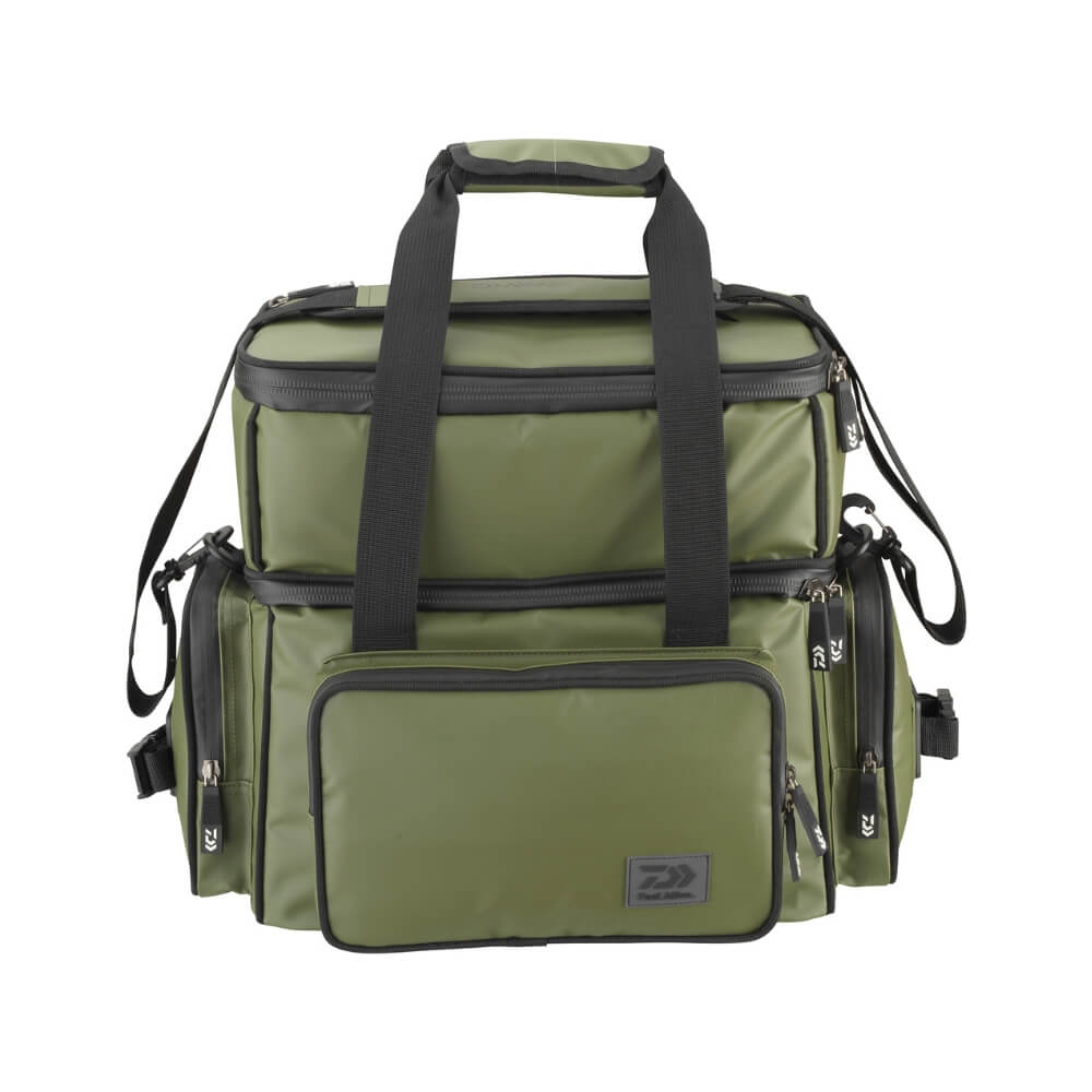 Daiwa D-VEC WP 300 Tackle Box Bag (2 Stores) Front