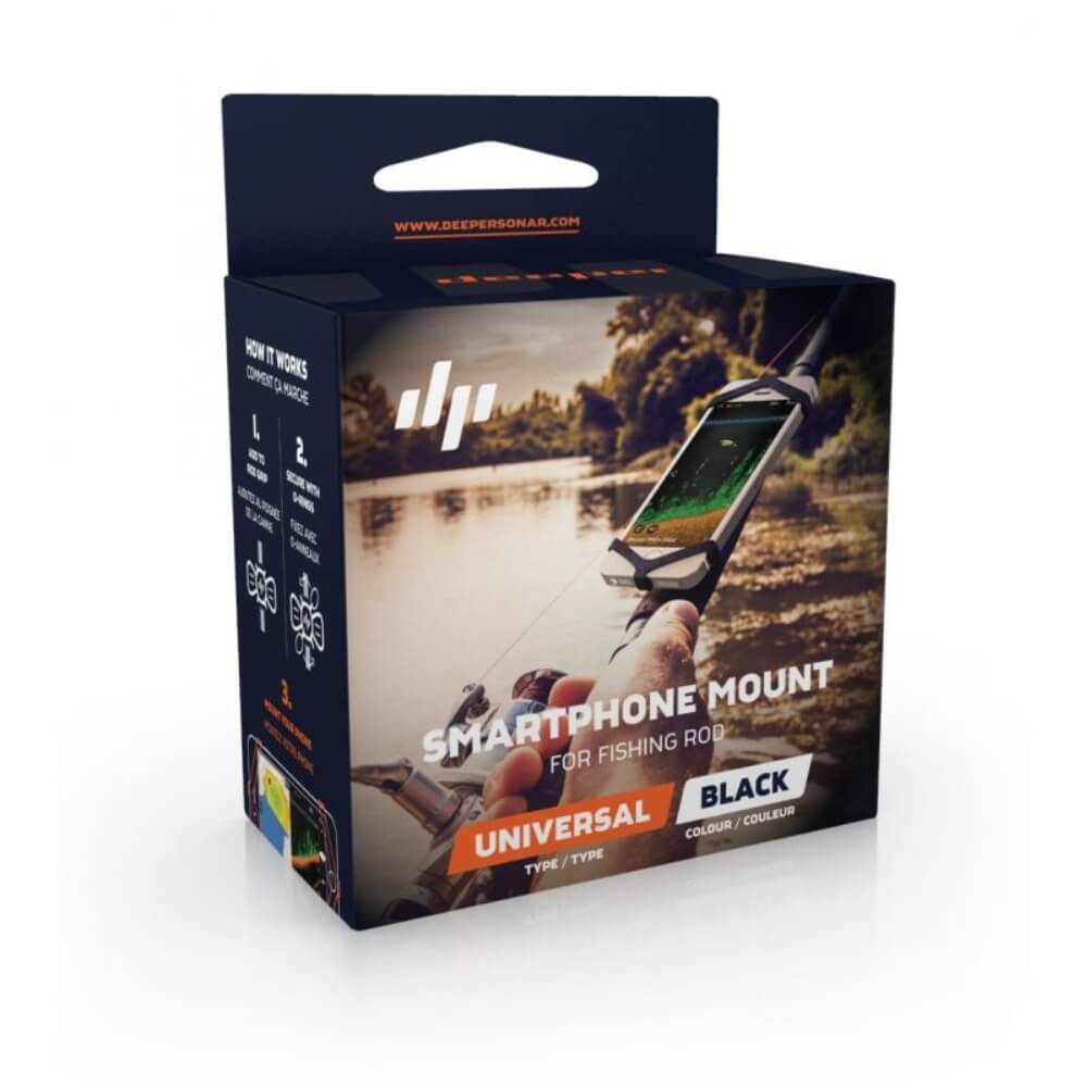 Deeper Smartphone Halterung für Angelrute Main