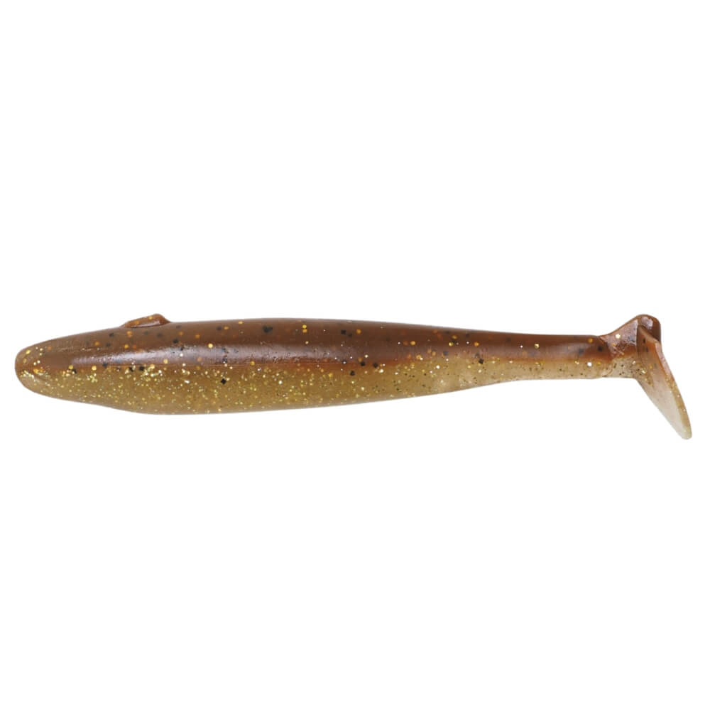 Gan Craft Bariki Shad 14,7 cm / 17,5 cm Lucky Brown Gold Lame