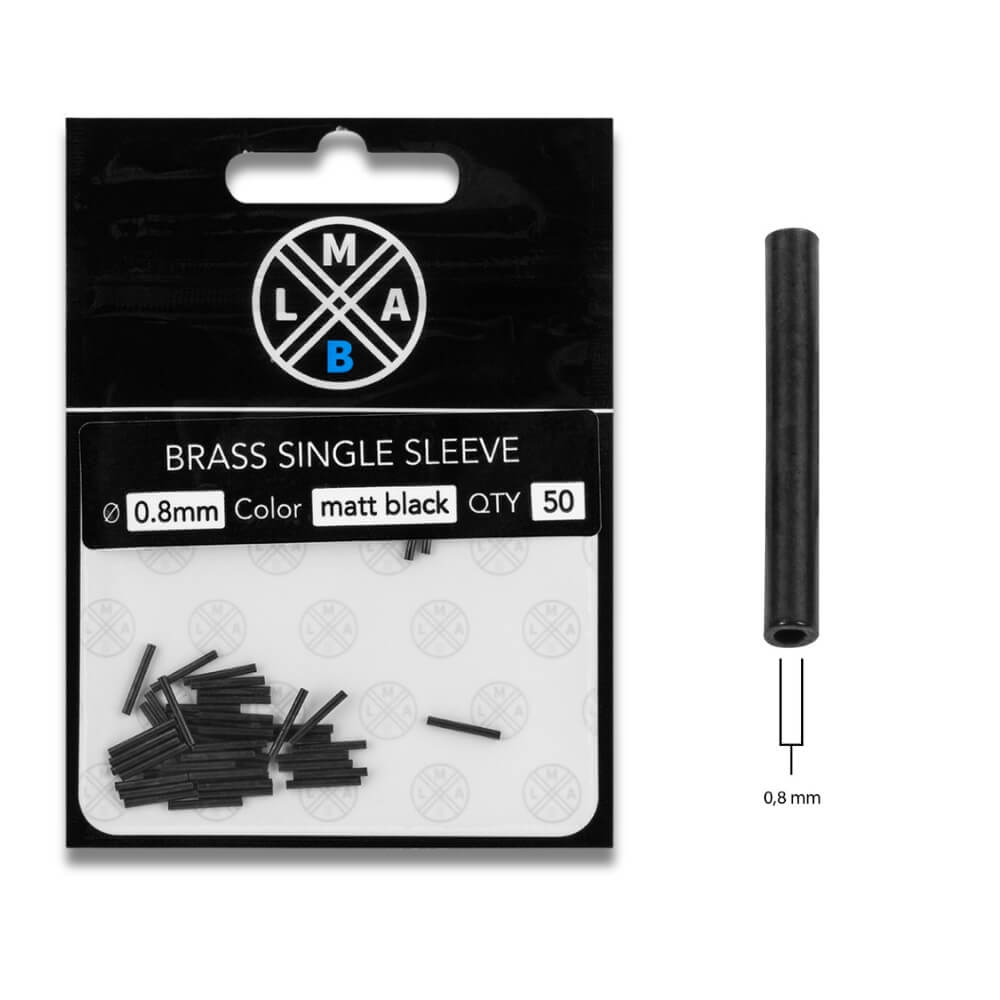 LMAB Klemmhülsen / Brass Single Sleeve 0,8 mm