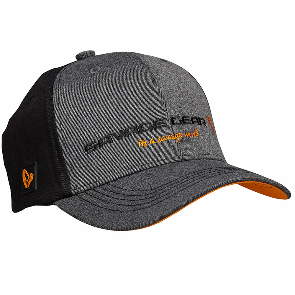 Savage Gear Strike Cap Grey MelangeBlack