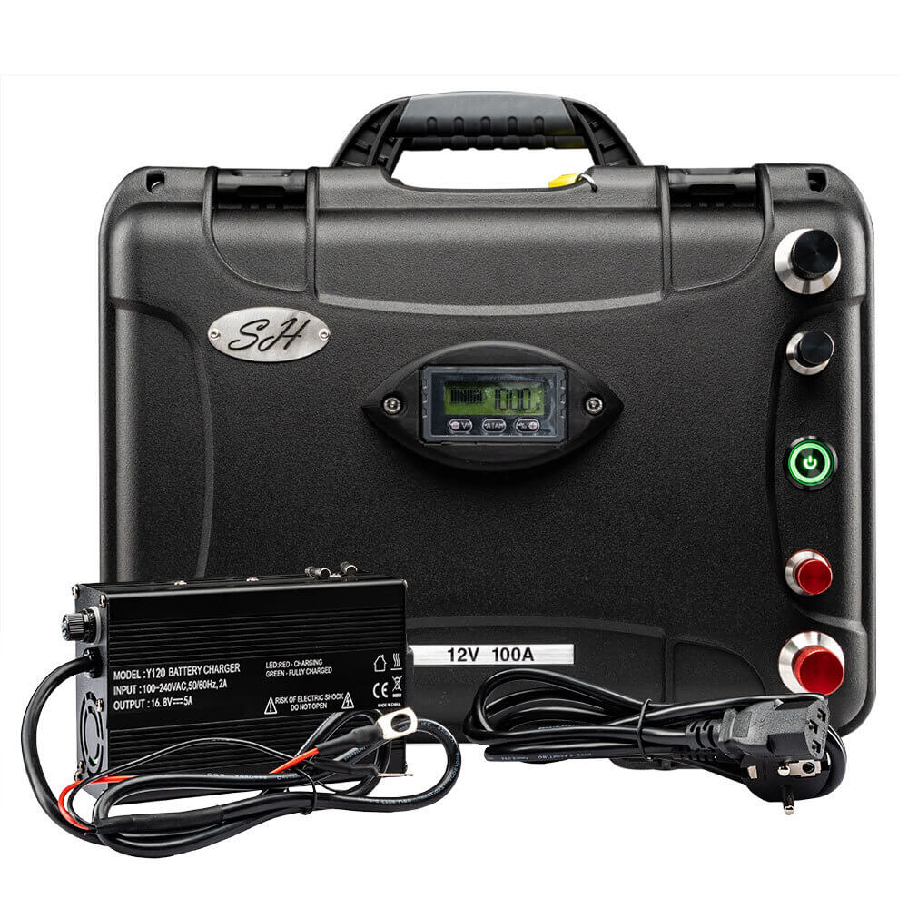 SH Lithium Lithium-Ionen-Akku Wasserdicht / High-Performance 12V / 100A