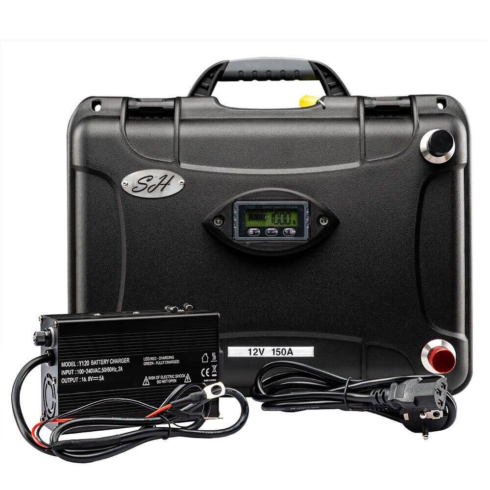 SH Lithium Lithium-Ionen-Akku Wasserdicht / High-Performance 12V / 150A