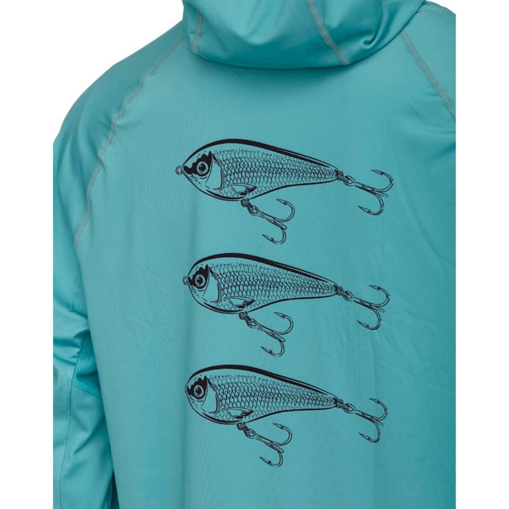 Westin Bay UPF Hoodie W/Neck Gaiter Grafik Rückseite