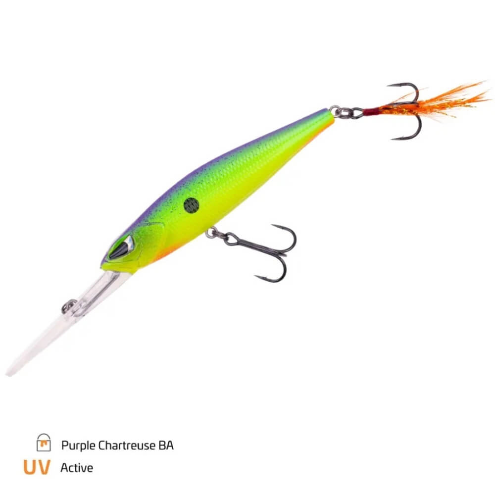 Zeck Barsch-Alarm Hitch tief 4,5m / 9cm Purple Chartreuse